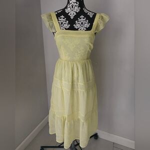 Heart &Heels yellow dress size S